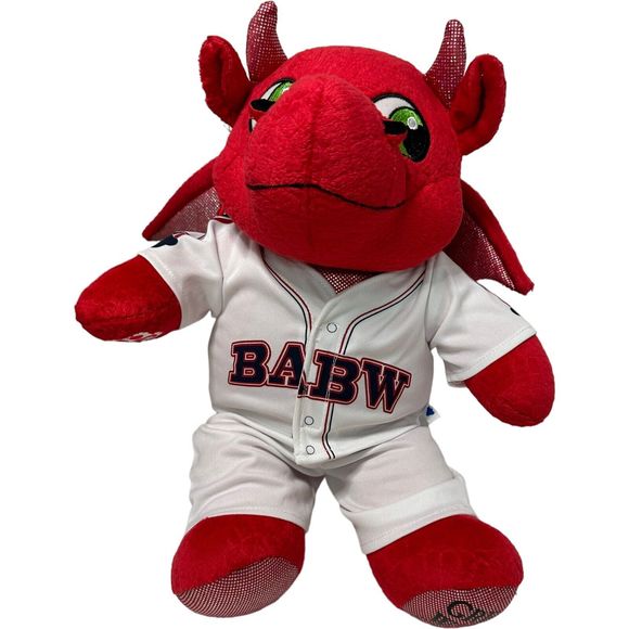 Build A Bear MagicQuest Red Dragon Ellie Plush Great Wolf Lodge w/ Outfit Rare - Picture 2 of 8